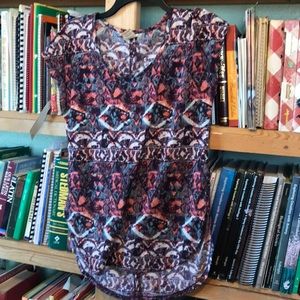 HiLo Multicolored tee by Faded Glory, S